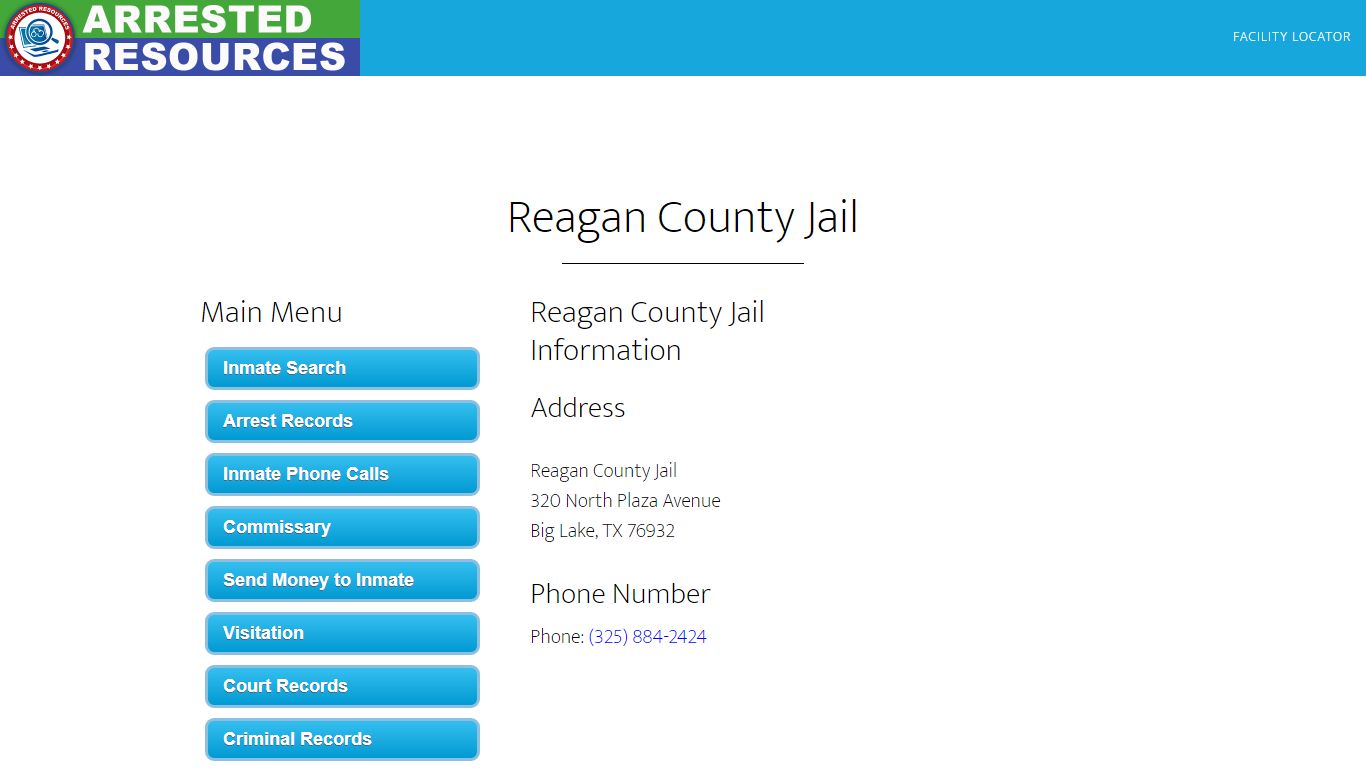 Reagan County Jail - Inmate Search - Big Lake, TX - Arrested Resources